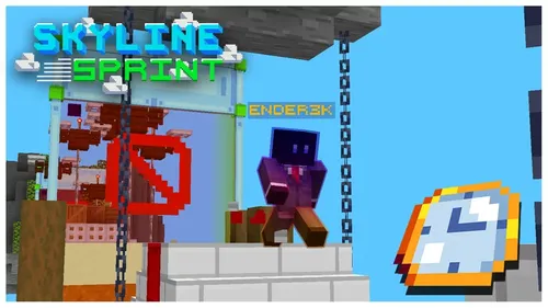 Skyline Sprint — Minecraft xarita, rasm 1