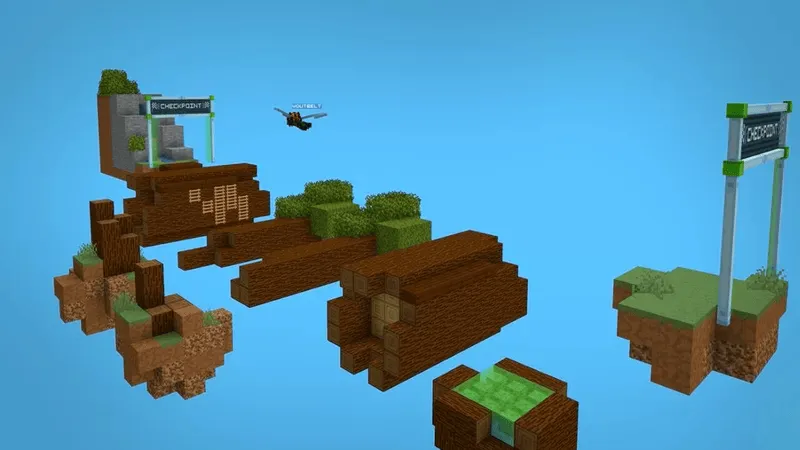 Skyline Sprint — Minecraft xarita, rasm 3