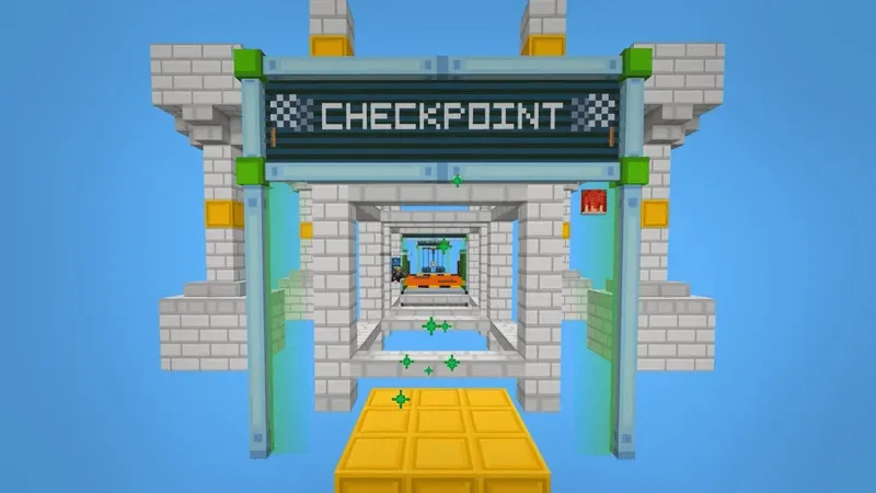 Skyline Sprint — Minecraft xarita, rasm 4