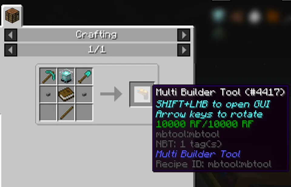 Multi Builder Tool — Minecraft mod, rasm 8