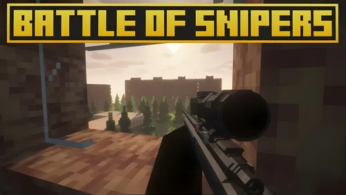 Battle of Snipers — Minecraft xarita, rasm 1