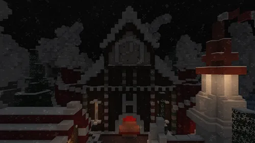 The Christmas Courier — Minecraft xarita, rasm 1