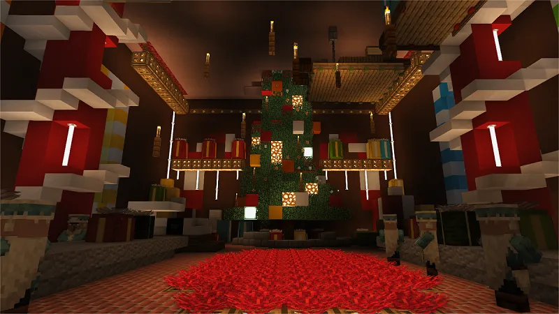 The Christmas Courier — Minecraft xarita, rasm 2
