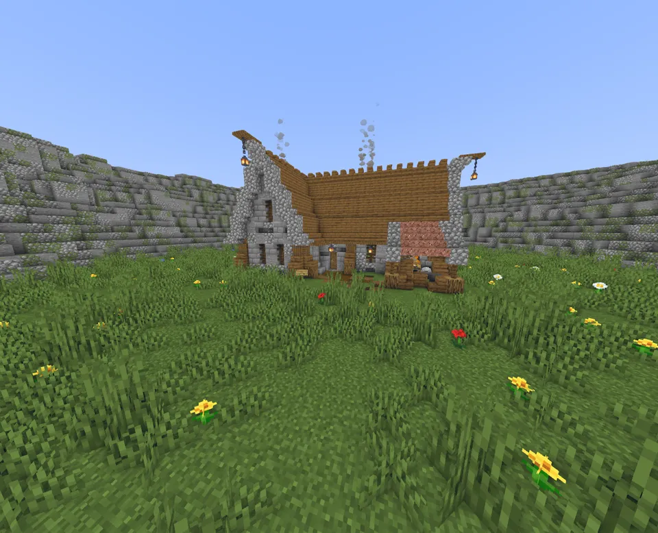 O'rta asr uy-tavernasi — Minecraft xarita, rasm 2