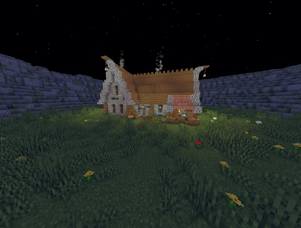 O'rta asr uy-tavernasi — Minecraft xarita, rasm 3
