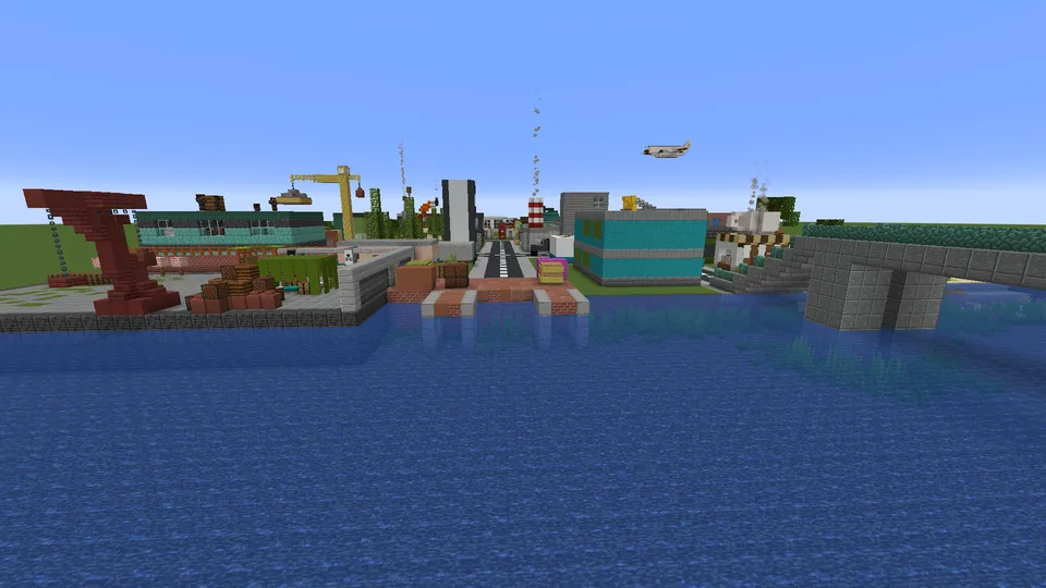 Quyoshli shahar — Minecraft xarita, rasm 3