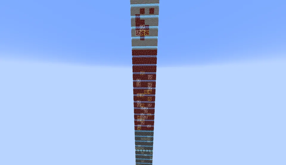 Faqat pastga 6x6 — Minecraft xarita, rasm 2