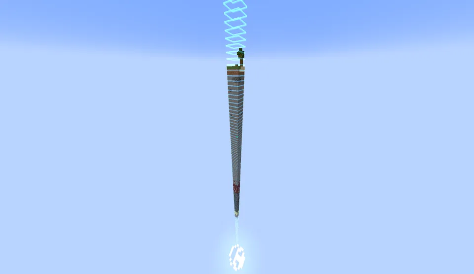 Faqat pastga 6x6 — Minecraft xarita, rasm 3