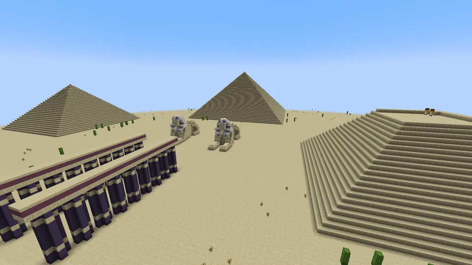 Vaqt bo'ylab sarguzashtlar. 1-qism. Qadimgi Misr — Minecraft xarita, rasm 2