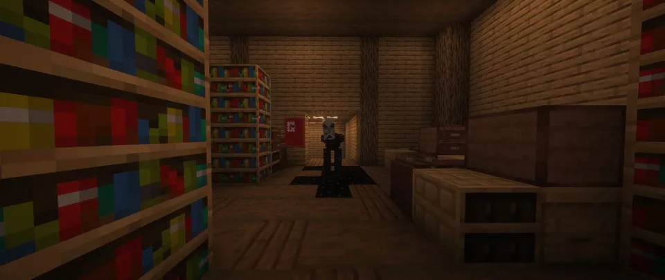 QAVATLAR - 1 Bob "Mehmonxona" — Minecraft xarita, rasm 4