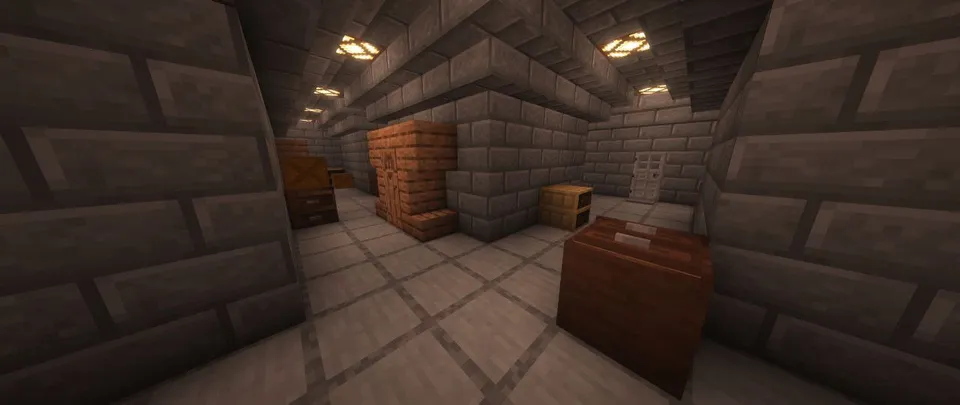 QAVATLAR - 1 Bob "Mehmonxona" — Minecraft xarita, rasm 5