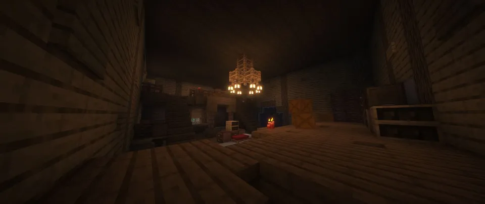 QAVATLAR - 1 Bob "Mehmonxona" — Minecraft xarita, rasm 8