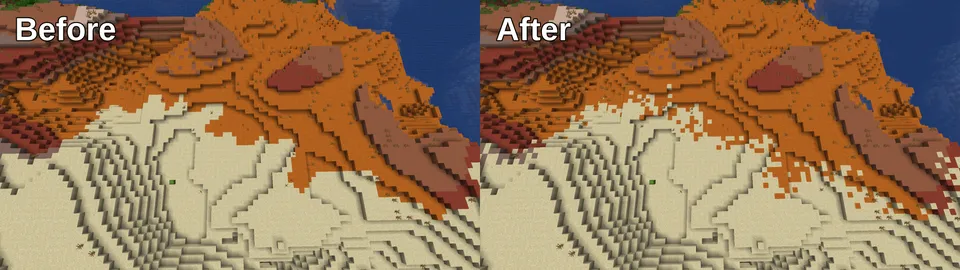 Pufferfish's Biome Dither — Minecraft mod, rasm 5