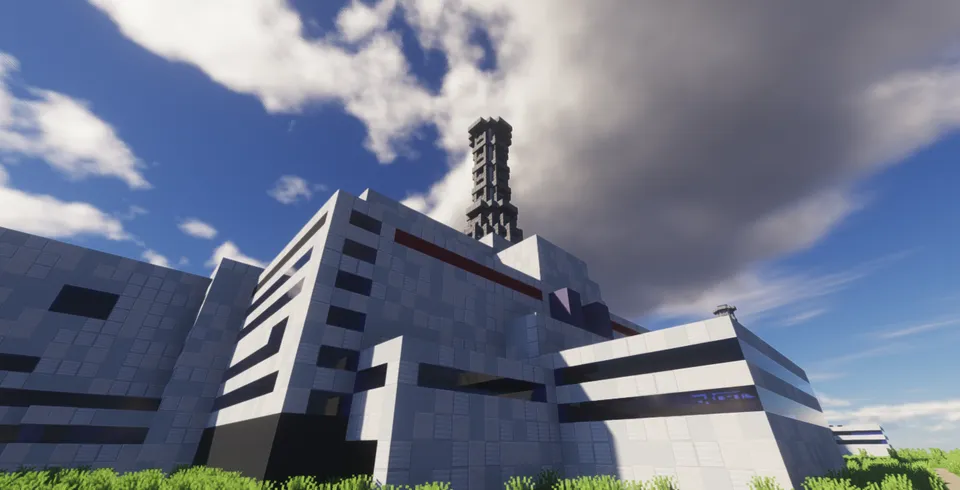 Vayron bo'lgan ChAES (Kichraytirilgan) — Minecraft xarita, rasm 2