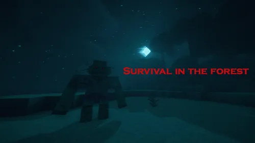 Survival in the forest: Remastered — Minecraft xarita, rasm 1