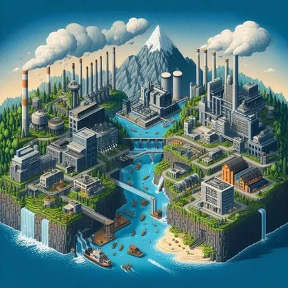 TexnoGrad: Innovatsiyalar davri — Minecraft xarita, rasm 1