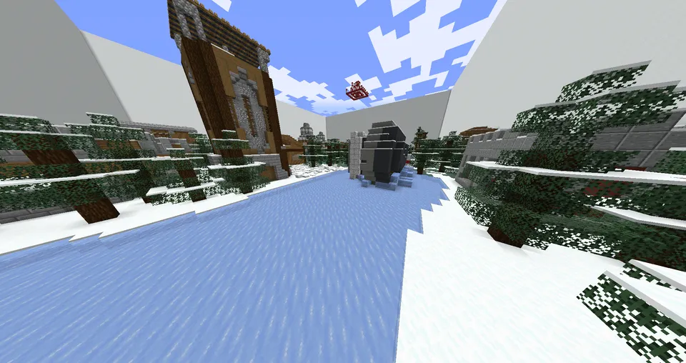 Qorli cho'qqi — Minecraft xarita, rasm 2