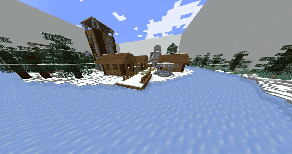 Qorli cho'qqi — Minecraft xarita, rasm 4