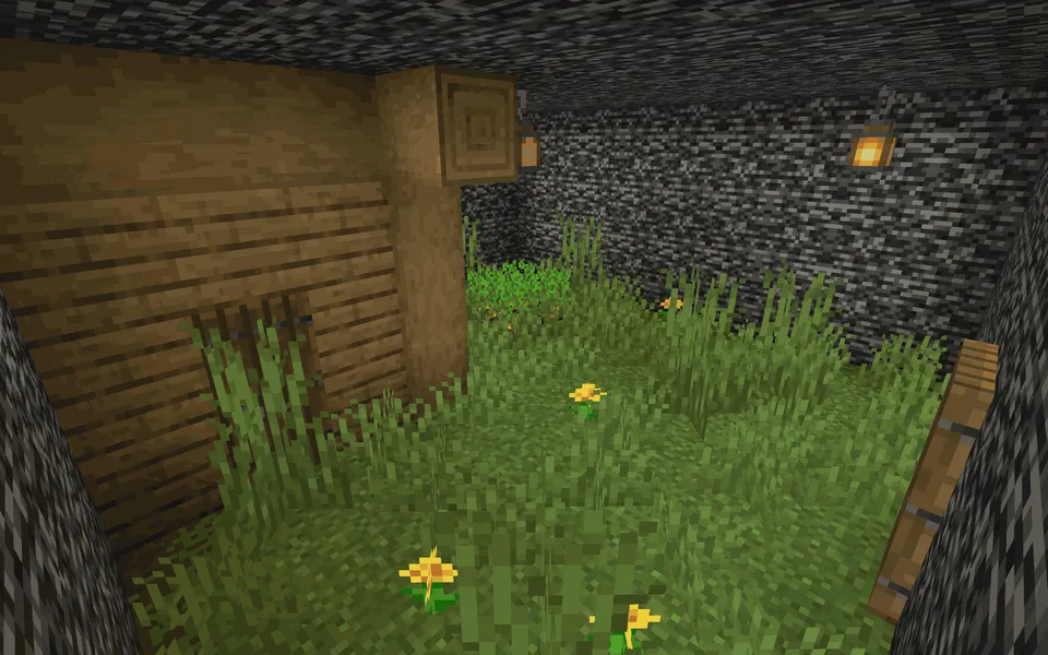 Maynkraftda tubga tushish — Minecraft xarita, rasm 5