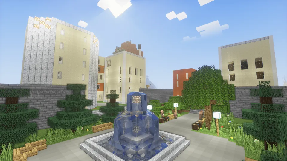 Modern Town — Minecraft xarita, rasm 2