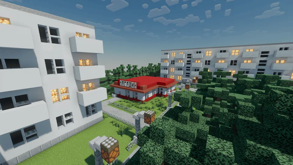 PostSoviet Dvor — Minecraft xarita, rasm 2