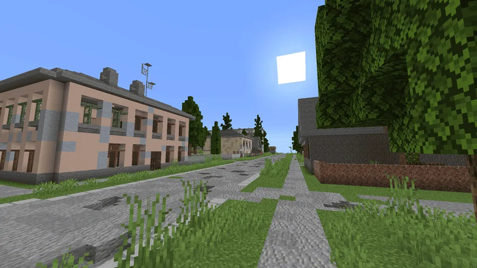 The Svetlovsk town — Minecraft xarita, rasm 2