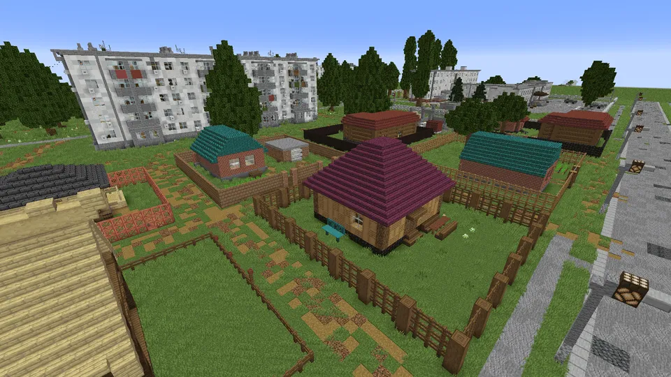 The Svetlovsk town — Minecraft xarita, rasm 7
