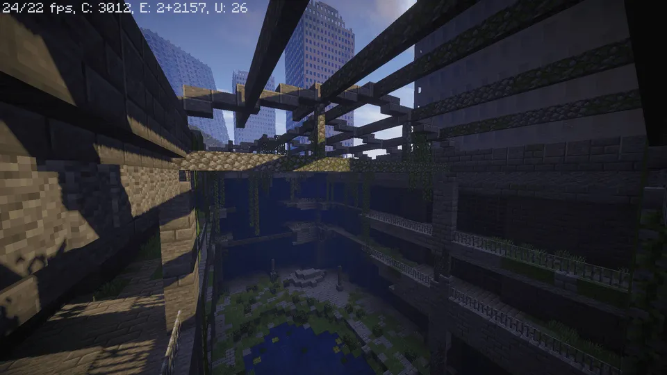 Team Battle in City (Red vs Blue) — Minecraft xarita, rasm 7