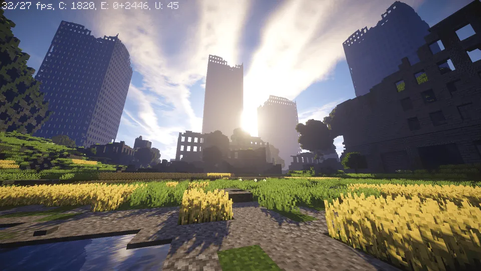 Team Battle in City (Red vs Blue) — Minecraft xarita, rasm 8
