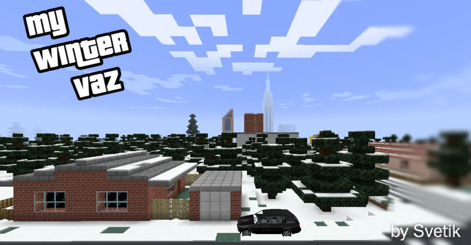 My winter Vaz — Minecraft xarita, rasm 4