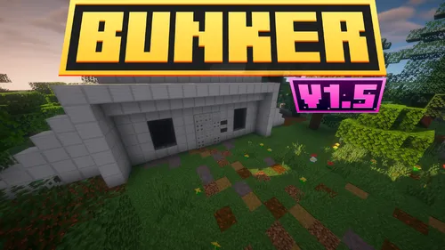 Bunker V1.5 stol o'yini — Minecraft xarita, rasm 1