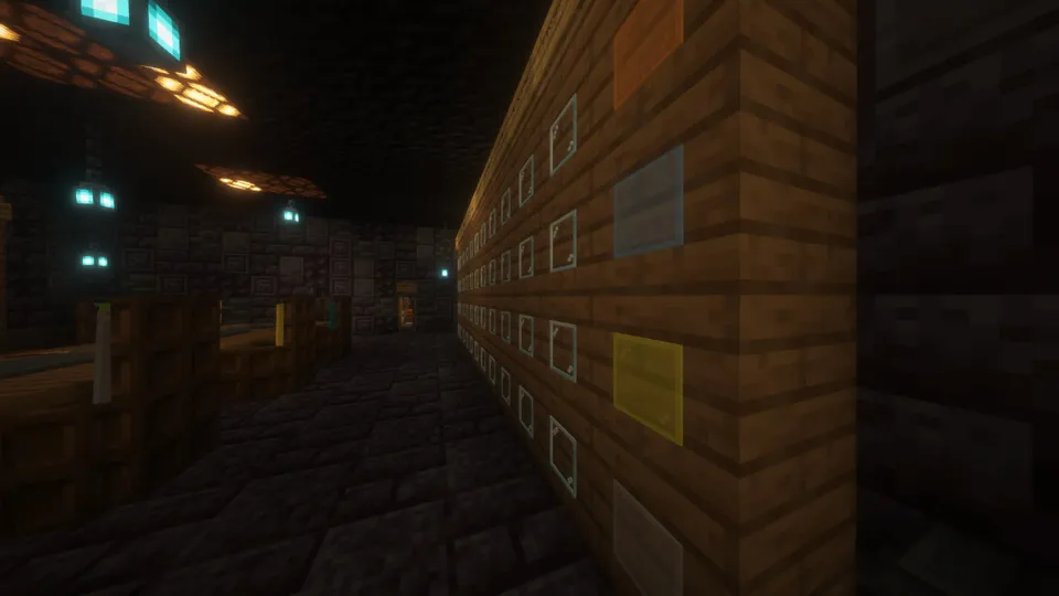 Bunker V1.5 stol o'yini — Minecraft xarita, rasm 3