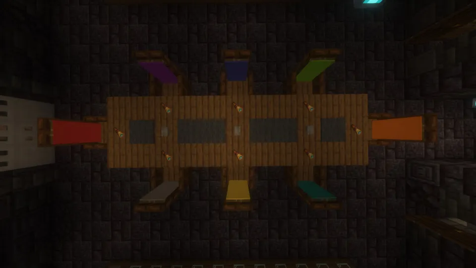 Bunker V1.5 stol o'yini — Minecraft xarita, rasm 4