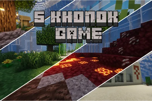 5 ta tugmali o'yin — Minecraft xarita, rasm 1