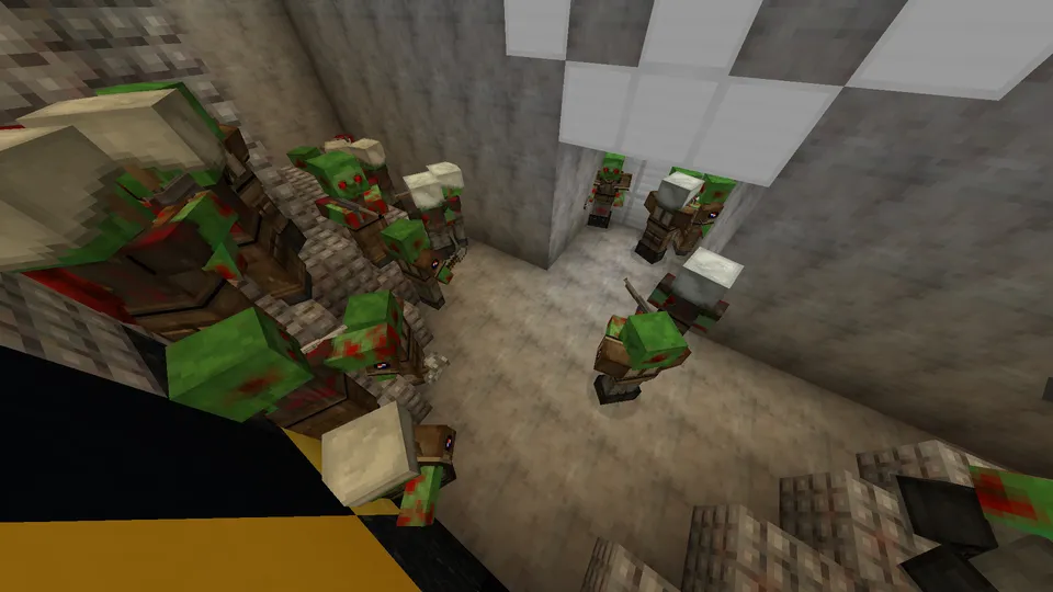 Zombi omon qolish — Minecraft xarita, rasm 4