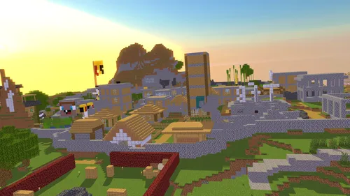 TrofikBurg, KremniGrad, KBburg — Minecraft xarita, rasm 1