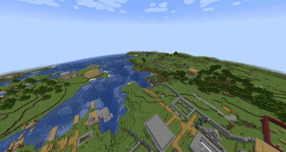 TrofikBurg, KremniGrad, KBburg — Minecraft xarita, rasm 2