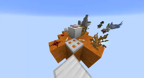 Syujetli SkyBlock — Minecraft xarita, rasm 1