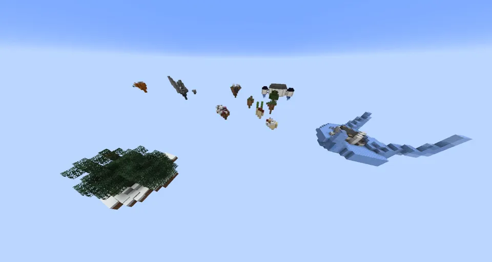 Syujetli SkyBlock — Minecraft xarita, rasm 2