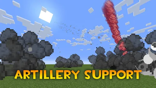 Artillery Support — Minecraft mod, rasm 1