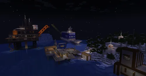 Tinch oqarsdan suv qochmas — Minecraft xarita, rasm 1