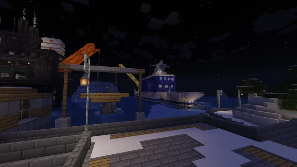 Tinch oqarsdan suv qochmas — Minecraft xarita, rasm 2