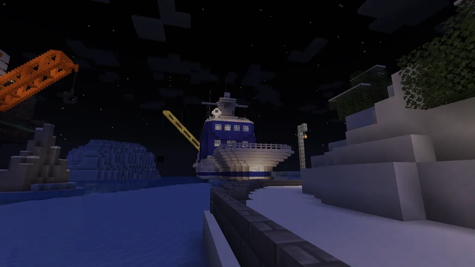 Tinch oqarsdan suv qochmas — Minecraft xarita, rasm 5