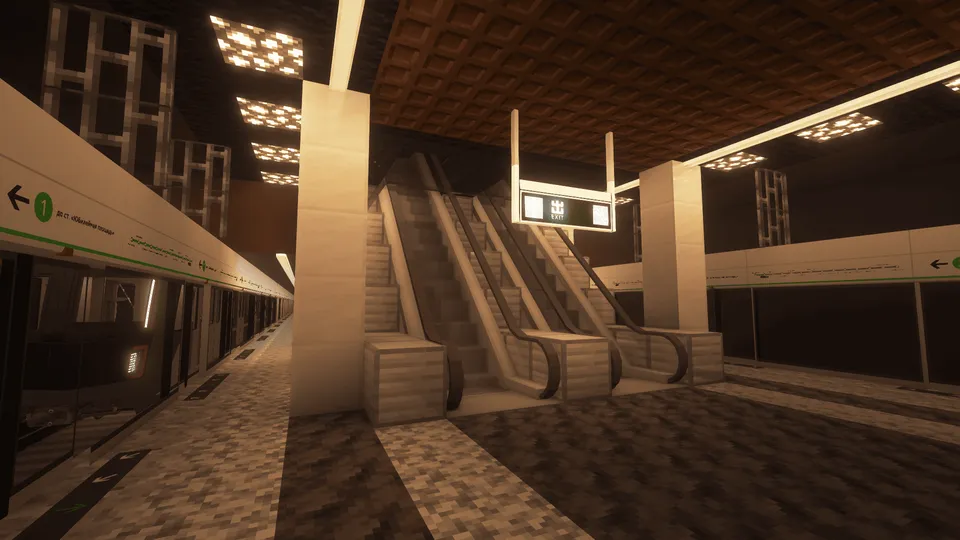 Zelenolujsk liniyasi — Minecraft xarita, rasm 6