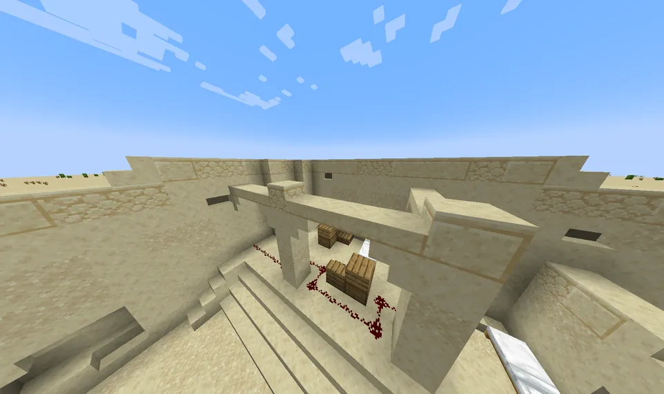 Qumli to'qnashuv — Minecraft xarita, rasm 3