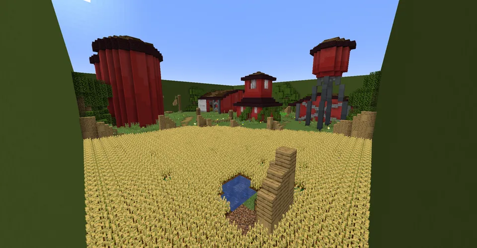 10 ta lokatsiya orasidan tugmani top (2) — Minecraft xarita, rasm 5