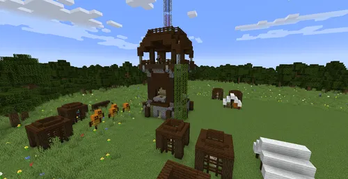 Ikki qishloq tarixi — Minecraft xarita, rasm 1