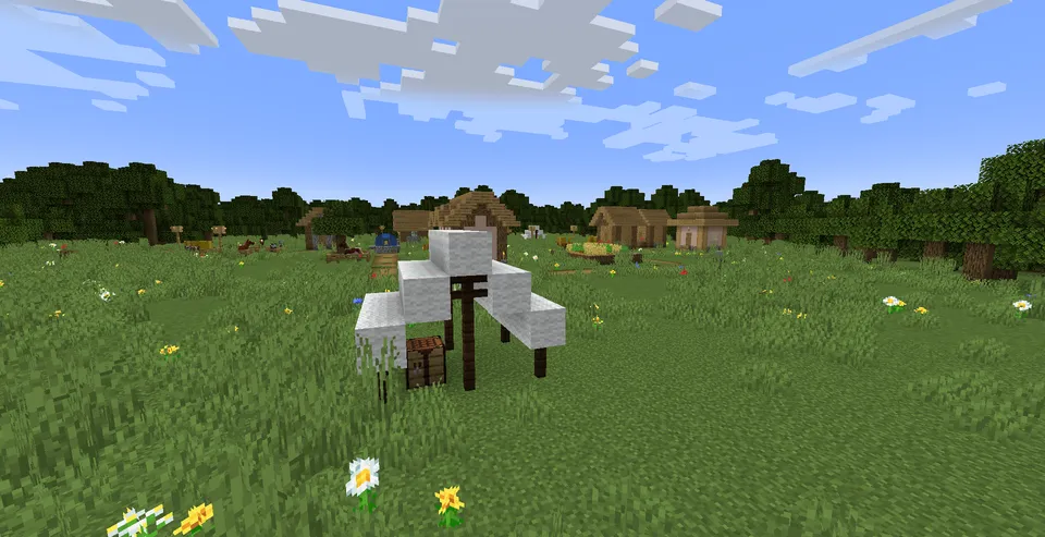 Ikki qishloq tarixi — Minecraft xarita, rasm 2