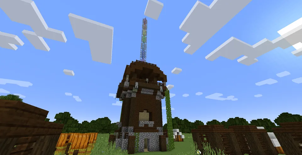 Ikki qishloq tarixi — Minecraft xarita, rasm 4