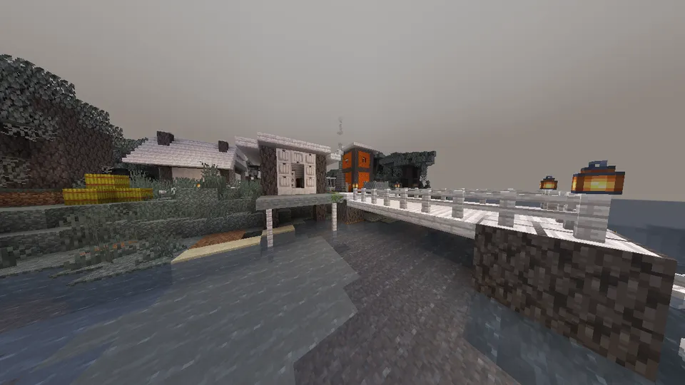 Oqarib ketgan bog'dagi qishloq — Minecraft xarita, rasm 4